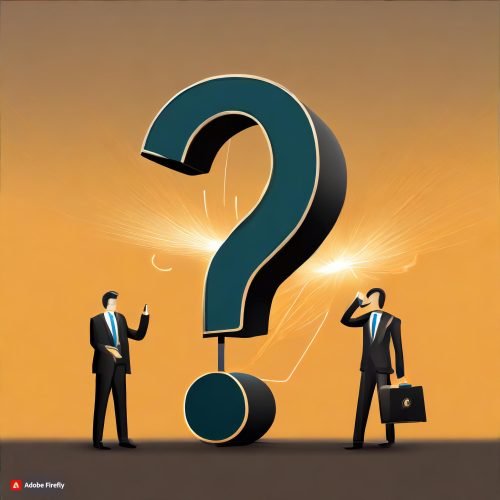 cartoon-three-men-man-with-question-mark-their-face